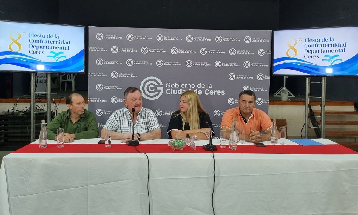El próximo 25 y 26 de marzo la ciudad de Ceres será Sede de la 8° Fiesta de la Confraternidad Departamental